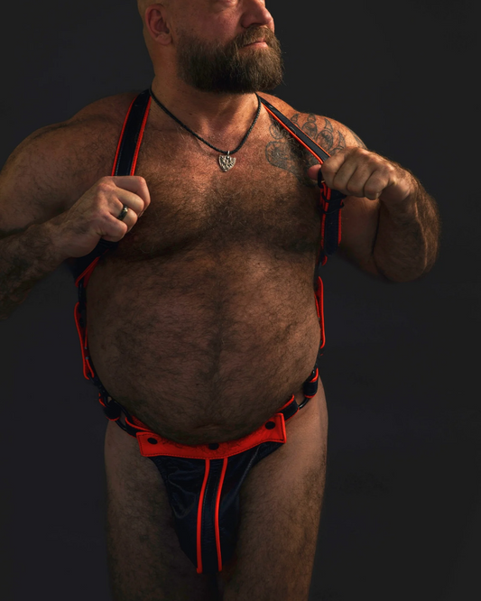 Suspender Harness & Strapless Cod Piece Jock