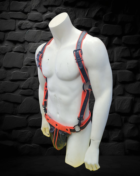 Suspender Harness & Strapless Cod Piece Jock