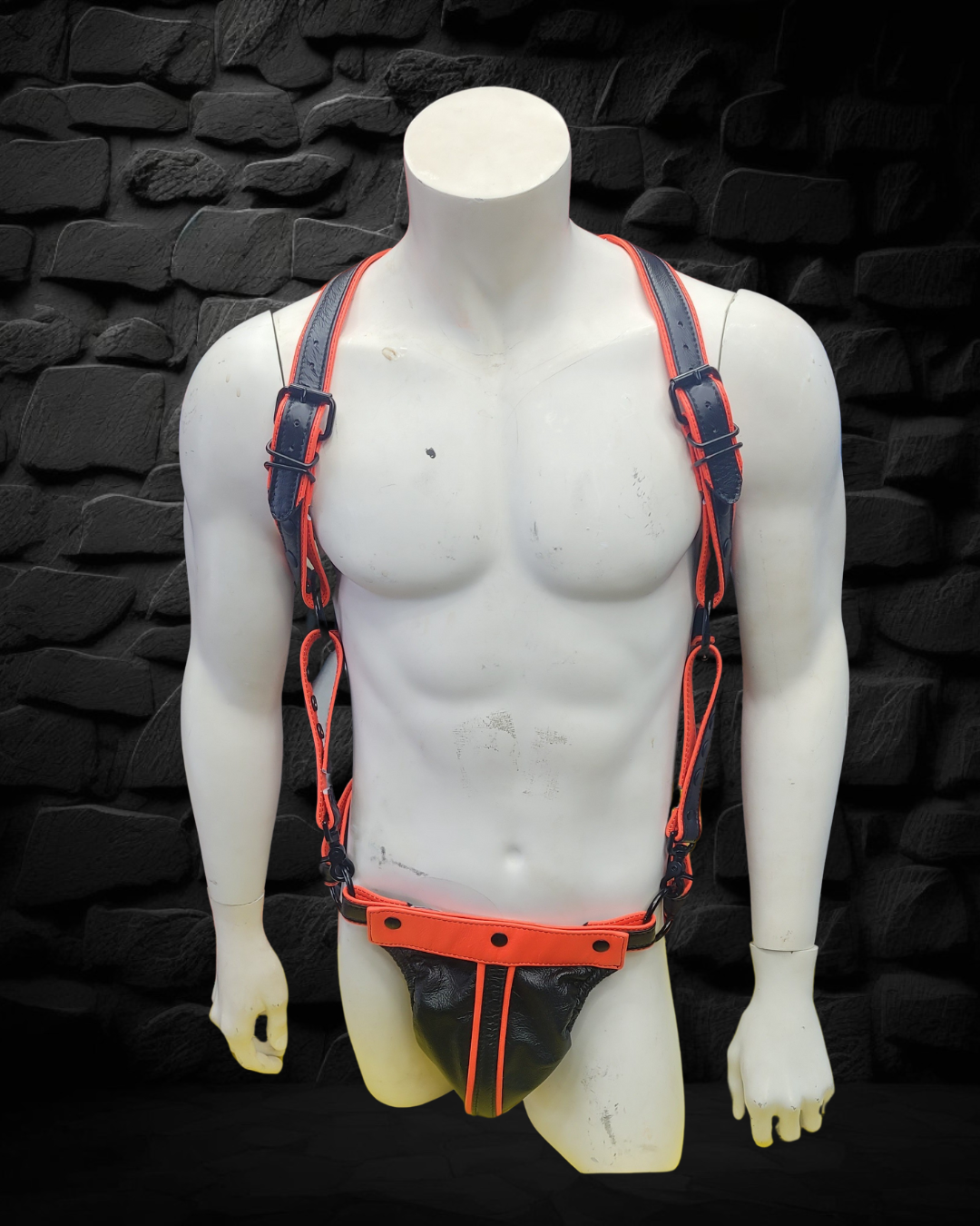Suspender Harness & Strapless Cod Piece Jock