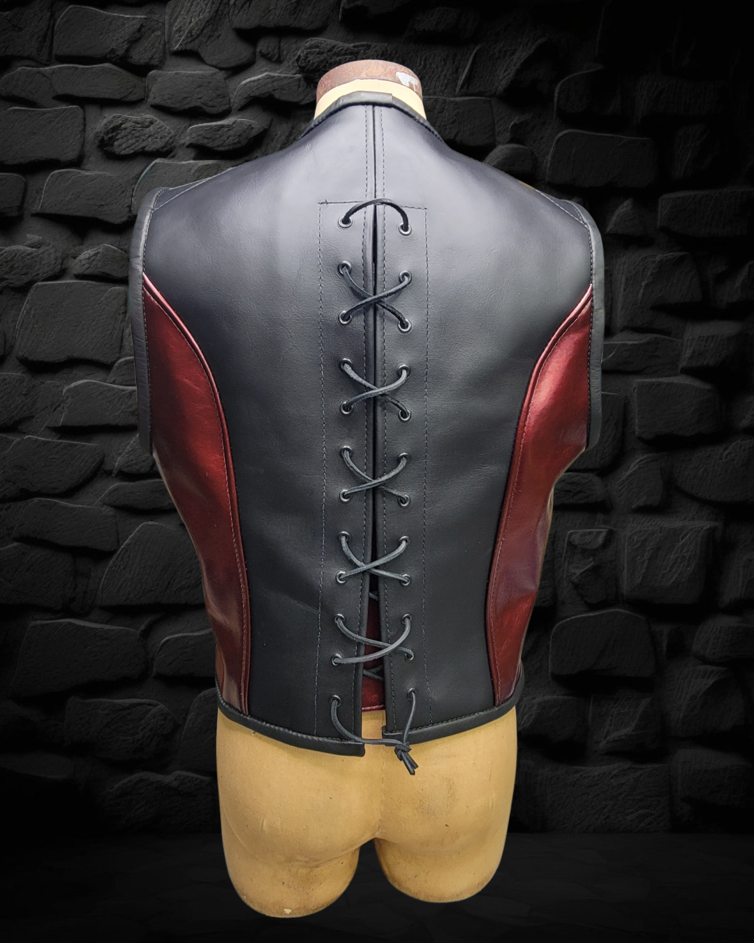 Double-Breasted Corset Vest