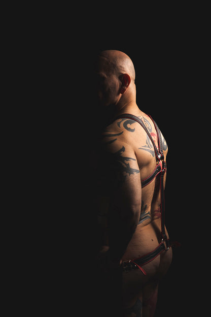 The Butcher™ Harness Back Leather Apron