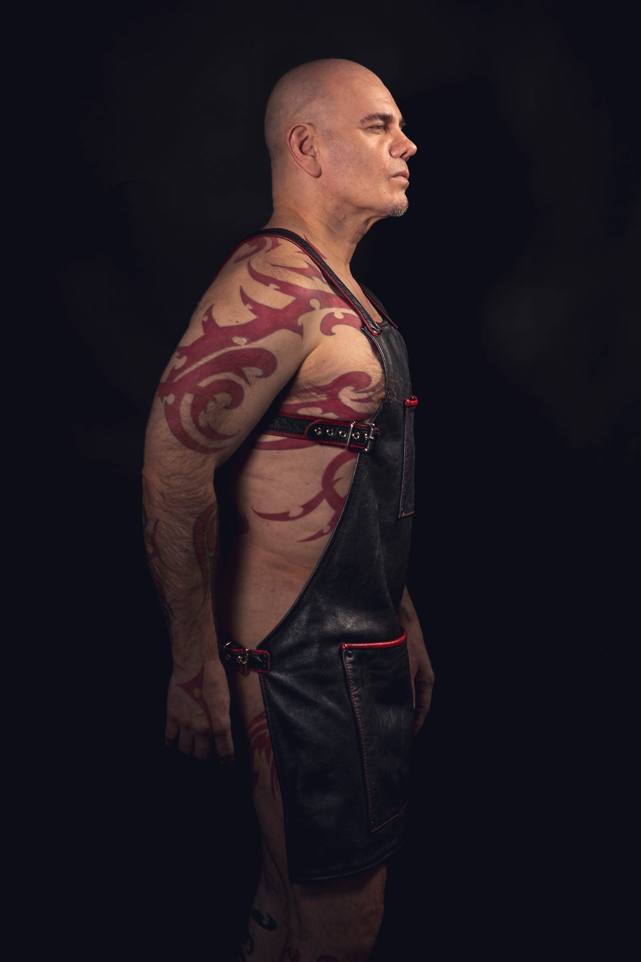 The Butcher™ Harness Back Leather Apron