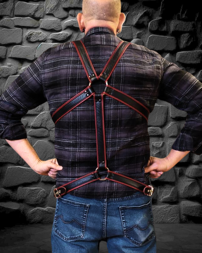 The Butcher™ Harness Back Leather Apron