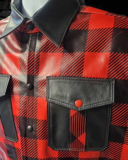 Sleeveless Plaid Shirt