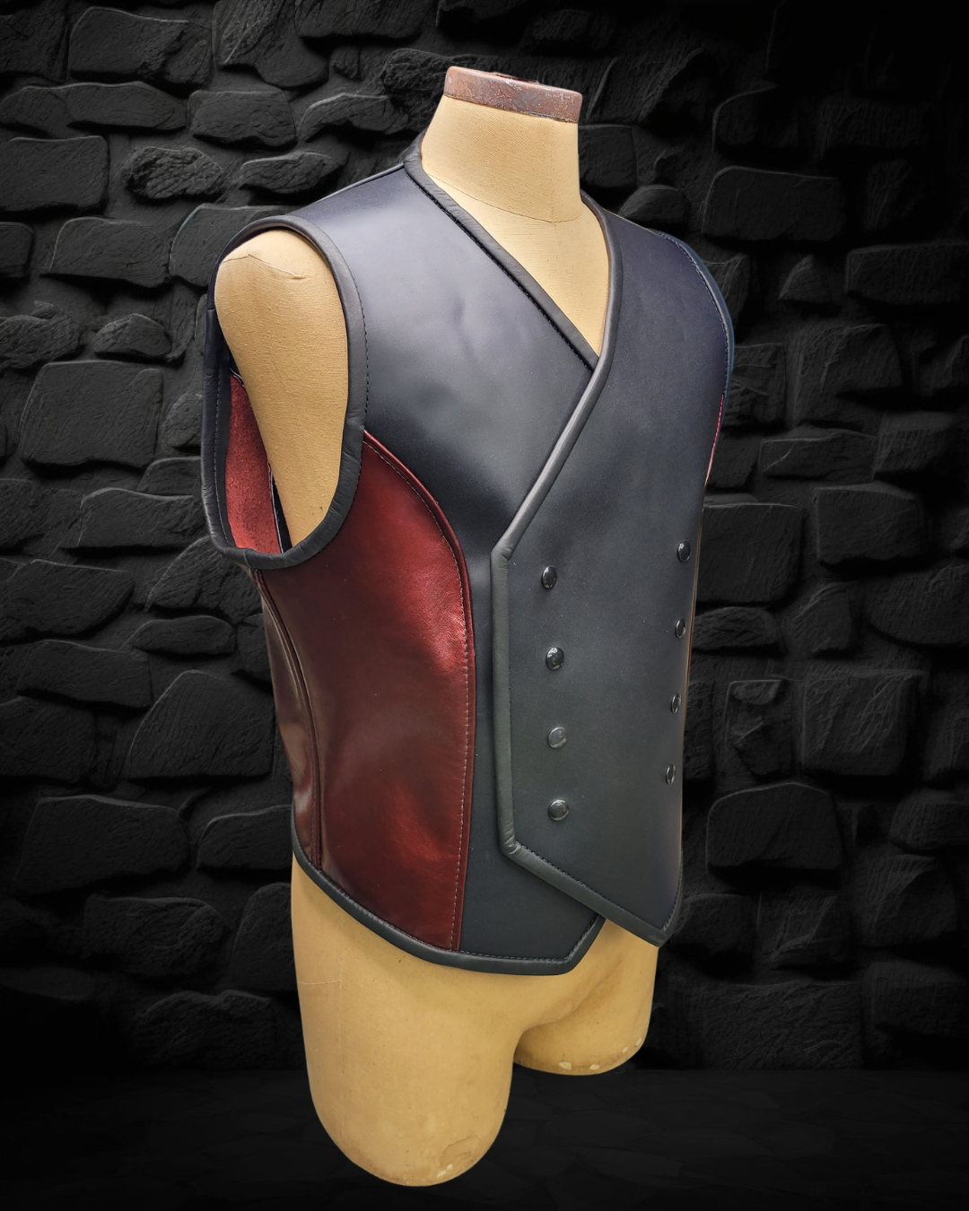 Double-Breasted Corset Vest