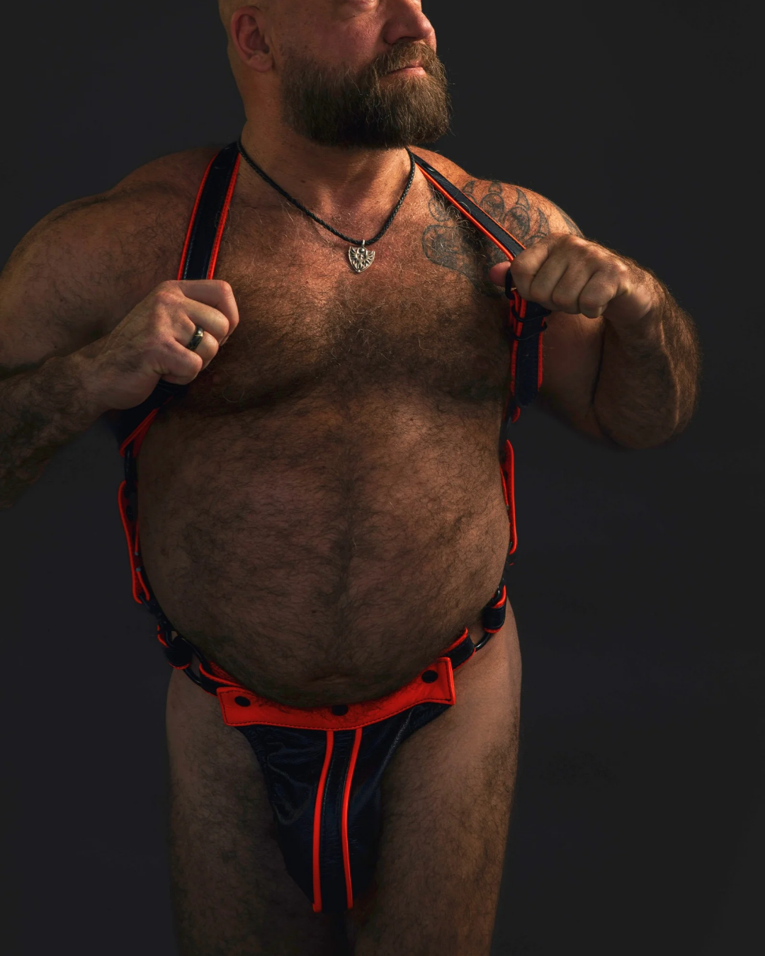 Suspender Harness & Strapless Cod Piece Jock