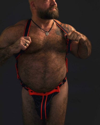 Suspender Harness & Strapless Cod Piece Jock